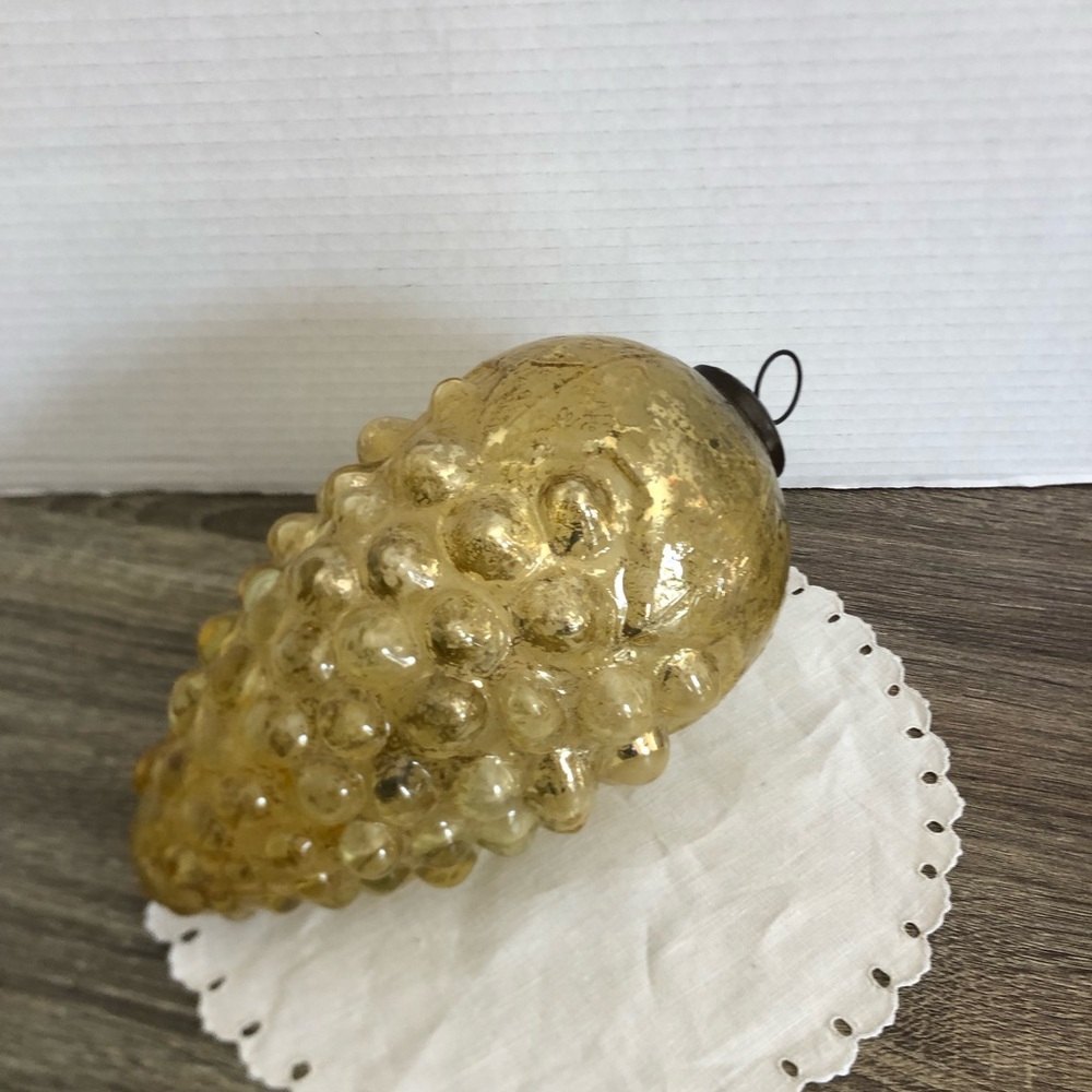 Vtg XL Grape Kugel Ornament